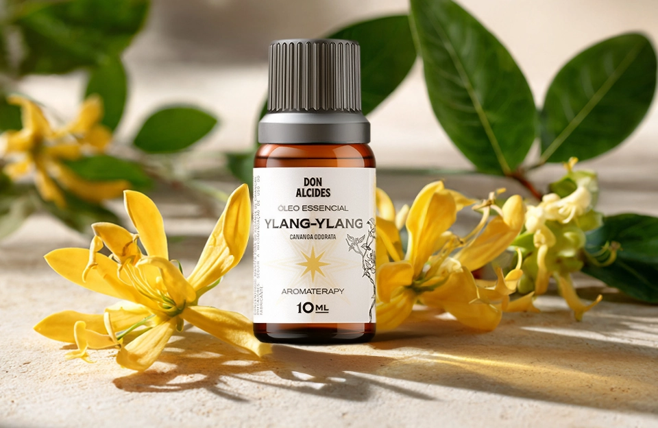 benefícios do óleo essencial de Ylang-ylang