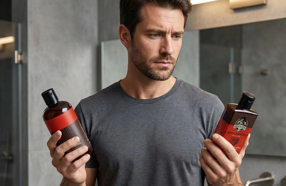 Diferenças entre shampoo para barba e shampoo para cabelo