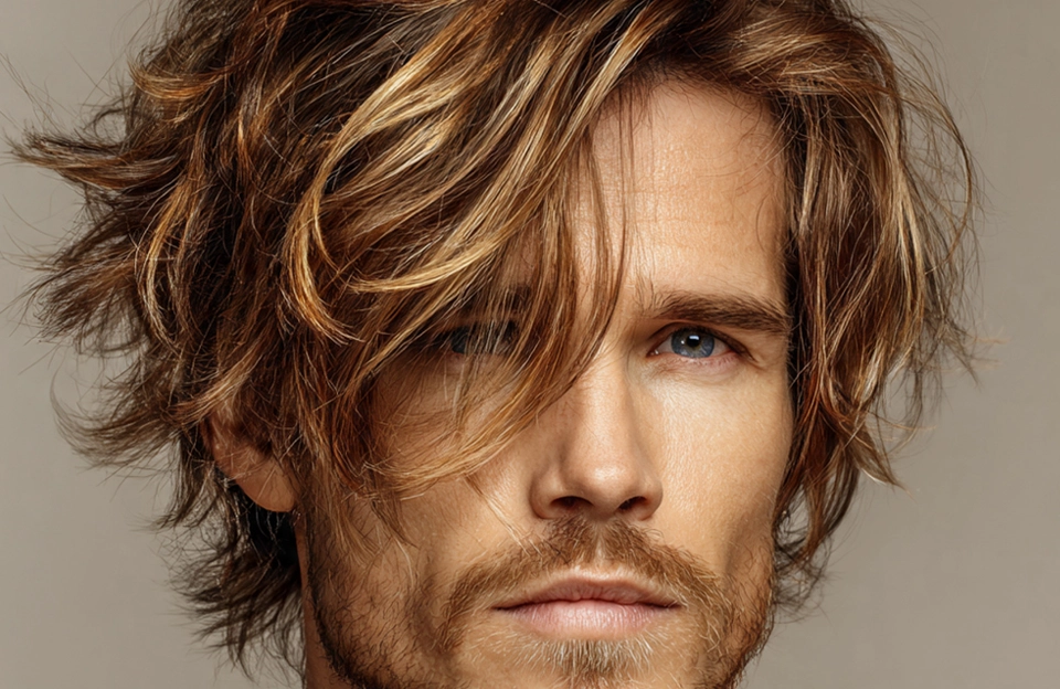 Luzes no Cabelo Masculino- Guia Completo com Técnicas, Tons e Cuidados.